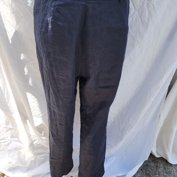 Lauren Ralph Lauren.cropped vintage linen pants 8 NWT - Picture 8 of 12